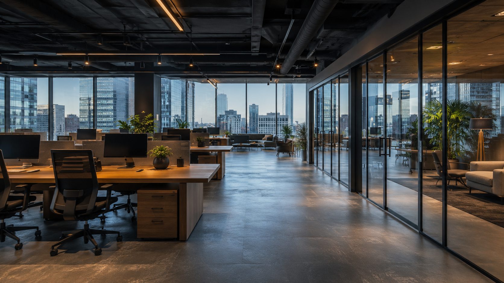 Commercial office interior